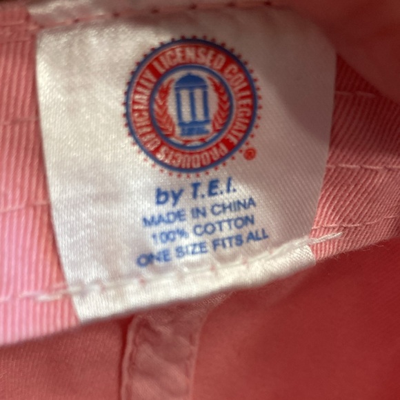 University of North Carolina Tarheels Pink Embroidered Baseball Cap Hat - Picture 6 of 11